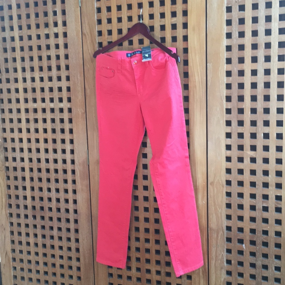 Salt works orange-red jeans